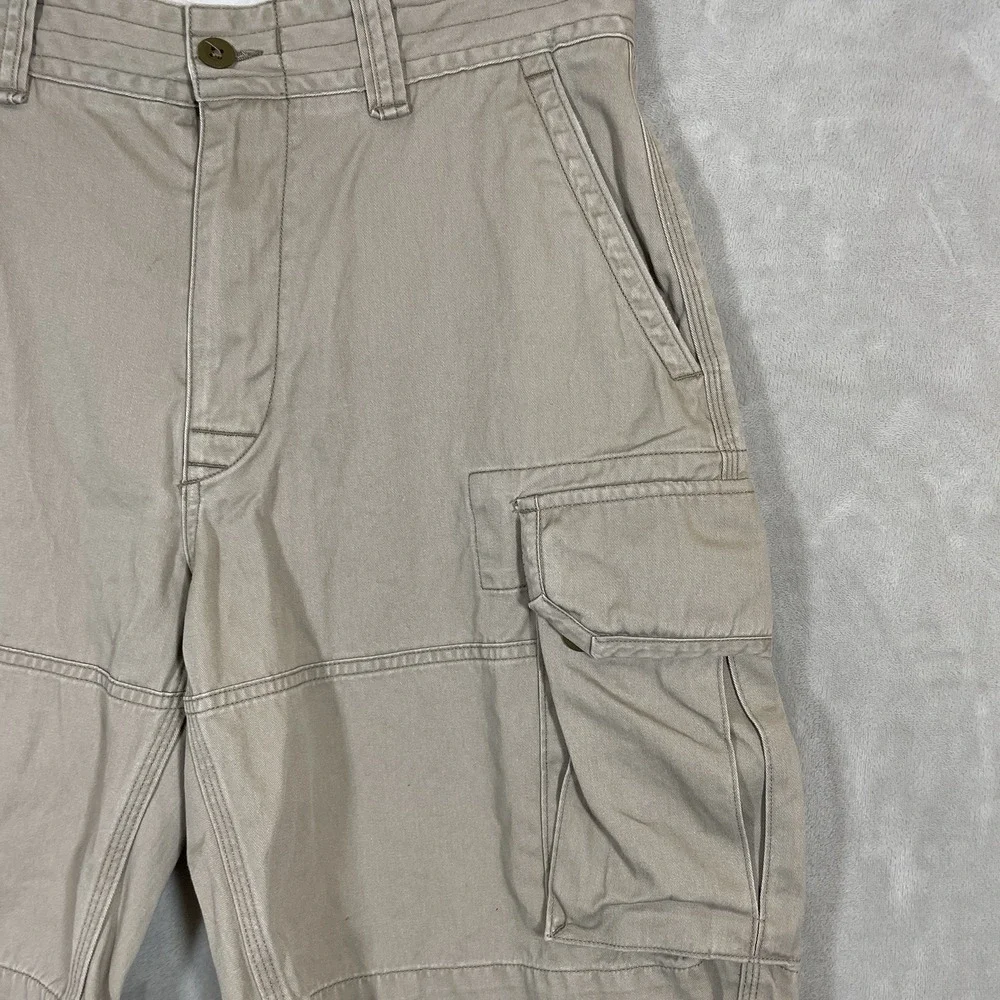 Vintage Polo Ralph Lauren Cargo Short Mens 32 Military Baggy Paratrooper Cotton